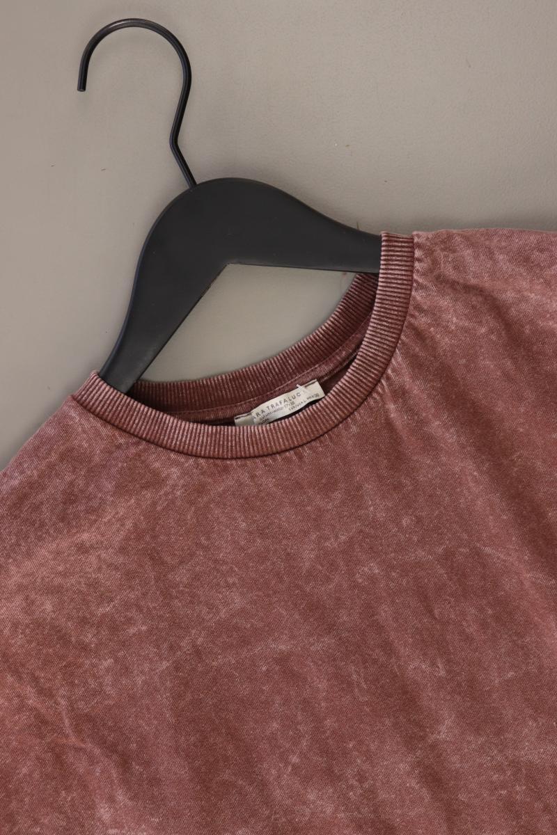 Zara T-Shirt für Herren Gr. L Kurzarm braun aus Baumwolle - Image 3