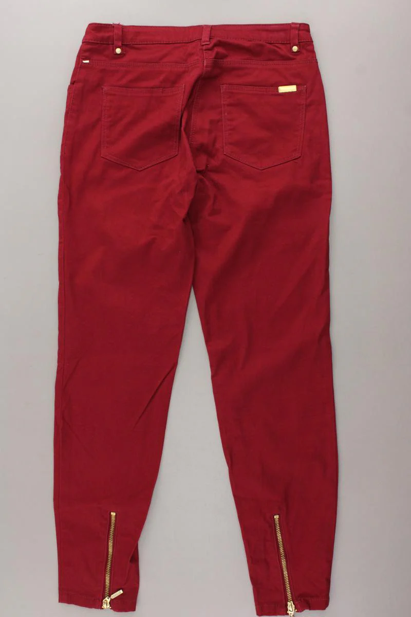 H&M Hose Gr. 34 rot aus Baumwolle - Image 4