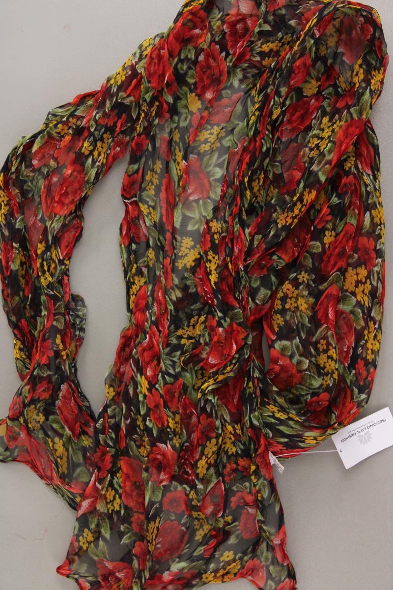 Tuch mit Blumenmuster rot aus Viskose - Image 2