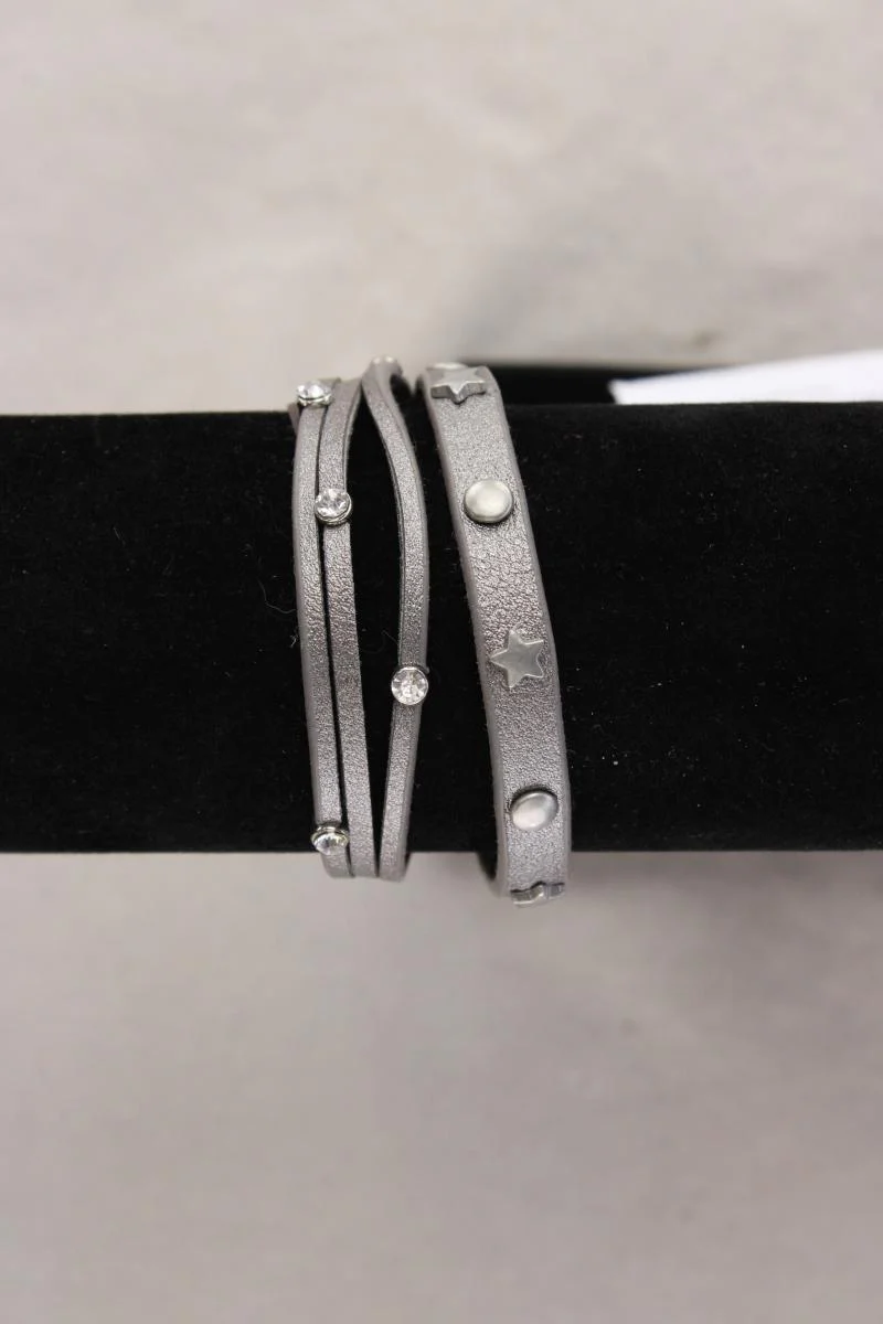 Juleeze Armband neu mit Etikett grau