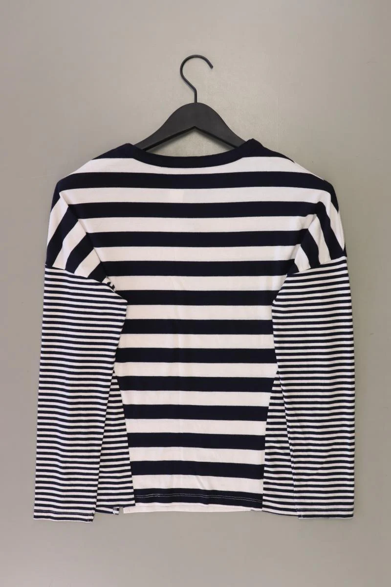 Blue Seven Ringelshirt Gr. 40 gestreift Langarm weiß aus Viskose - Image 2