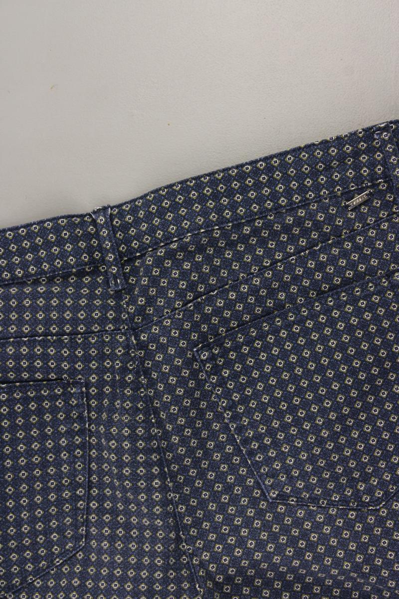 Esprit Five-Pocket-Hose Gr. 40 geometrisches Muster blau aus Baumwolle - Image 3