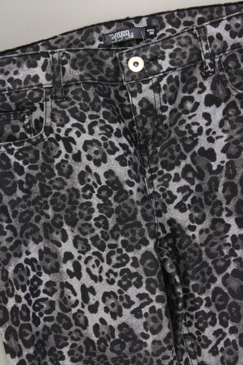 Reserved Five-Pocket-Hose Gr. 38 mit Tierdruck grau aus Baumwolle - Image 2