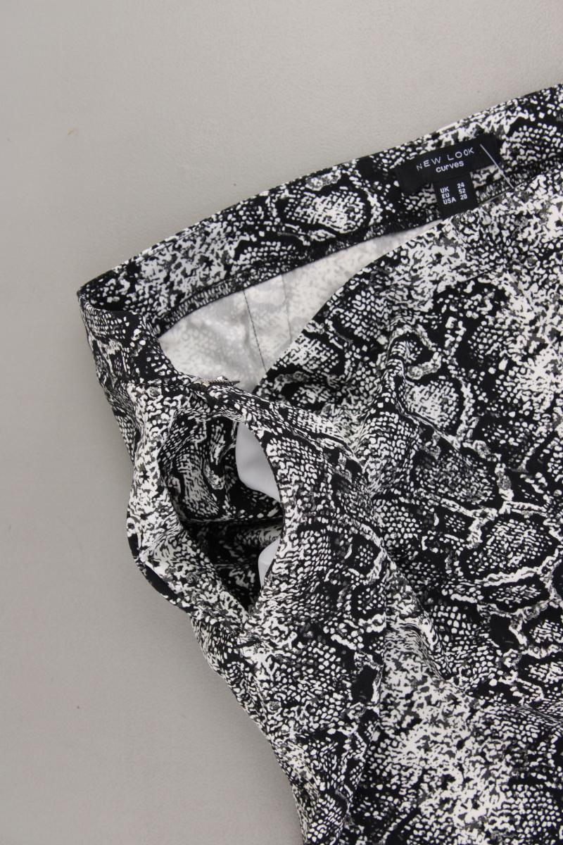 New Look Hose Gr. 52 mit Tierdruck grau aus Viskose - Image 3