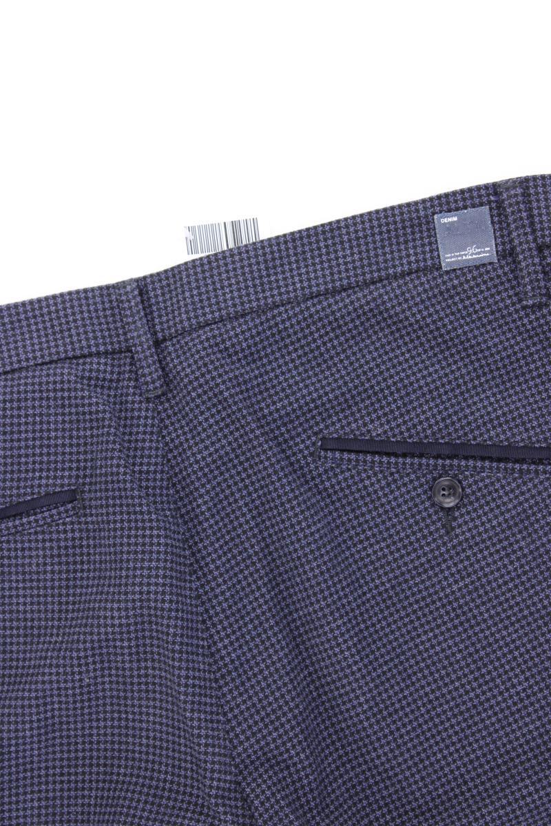 Altatensione Stoffhose für Herren Gr. 50 kariert blau aus Baumwolle - Image 3