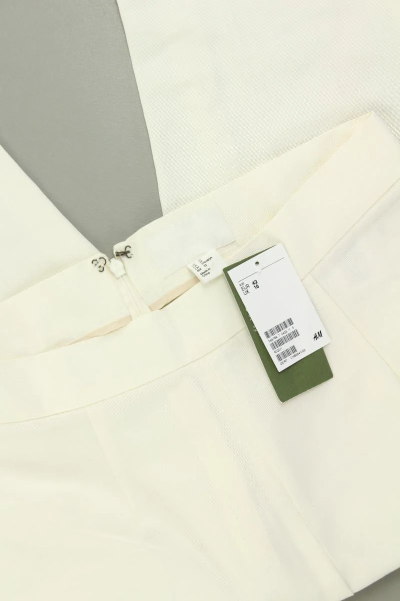 H&M Hose Gr. 42 neu mit Etikett creme aus Baumwolle - Image 3