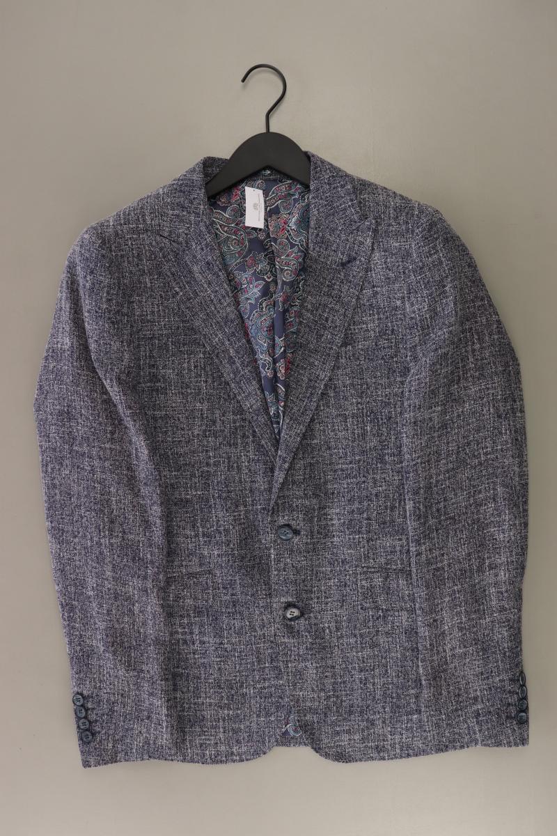 FERAUD PARIS Longsakko für Herren Gr. UK 38 (S) mit Gürtel blau aus Polyester