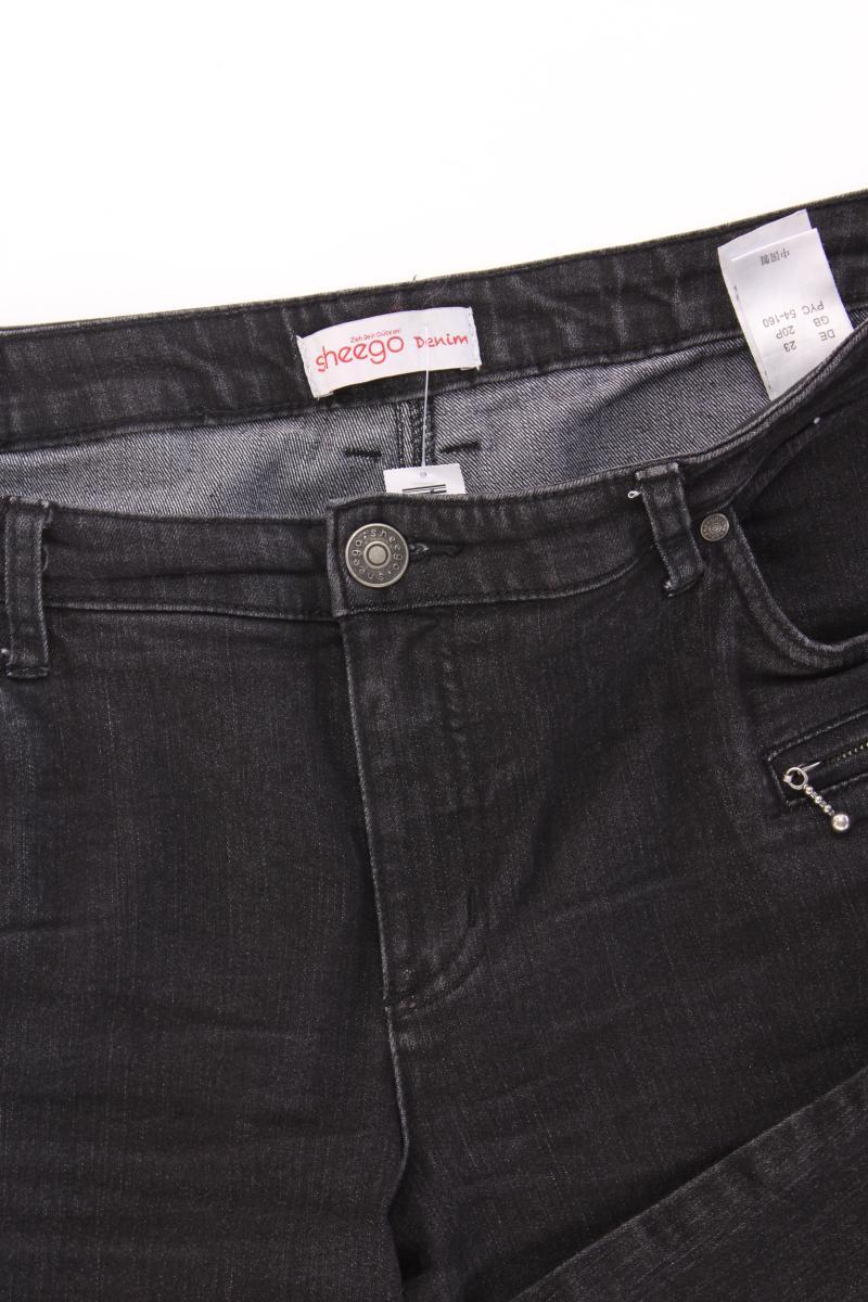 sheego Skinny Jeans Gr. Kurzgröße 23 grau aus Baumwolle - Image 2