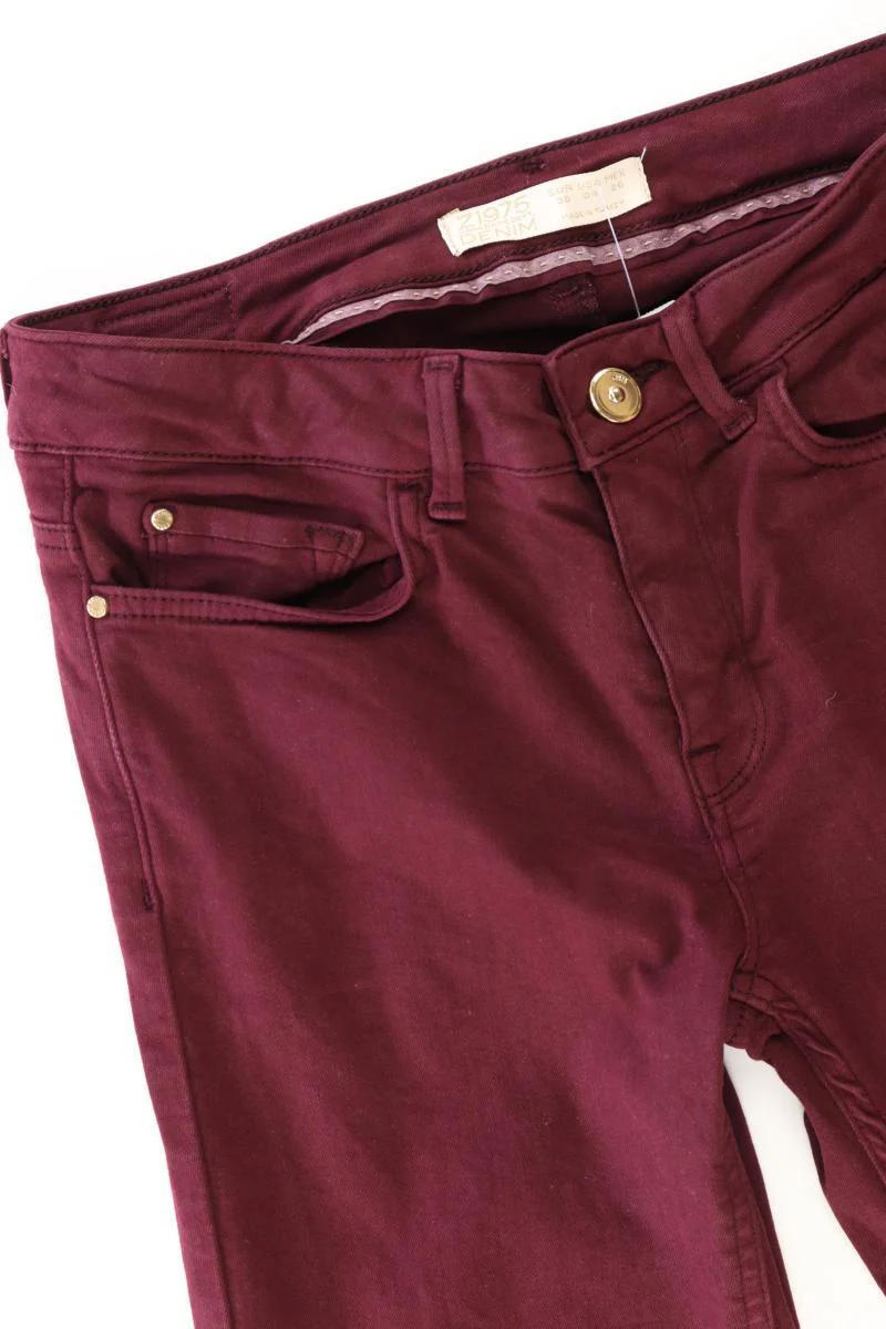 Zara Skinny Jeans Gr. 36 lila aus Baumwolle - Image 2