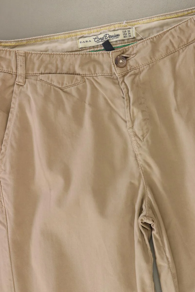 Zara Chinohose Gr. 36 braun aus Baumwolle - Image 2