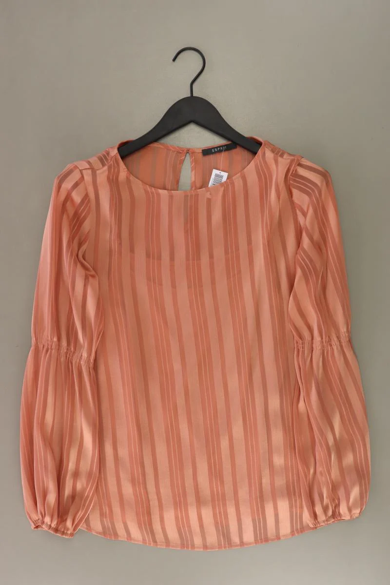 Esprit Langarmbluse Gr. 42 orange aus Polyester