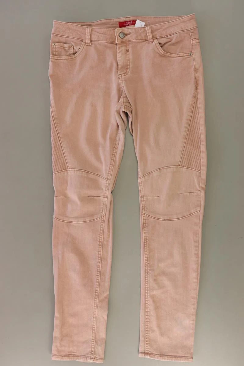 s.Oliver Straight Jeans Gr. 38 rosa aus Baumwolle