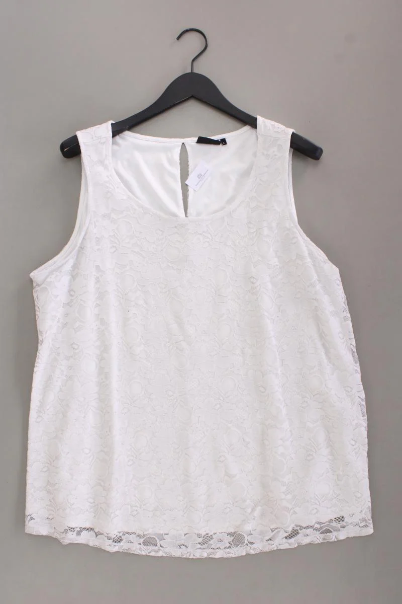 Zizzi T-Shirt Gr. L Kurzarm weiß aus Polyamid
