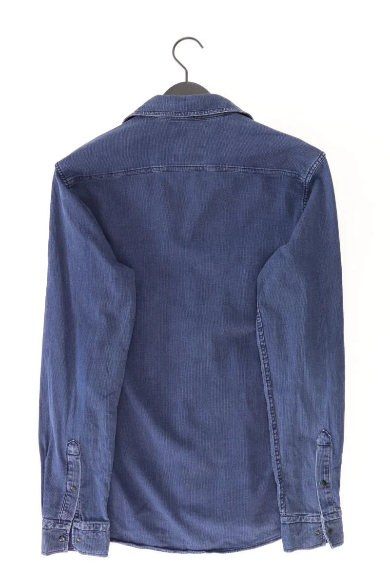 Gabbiano Jeansbluse Gr. M Langarm Vintage blau aus Baumwolle - Image 2