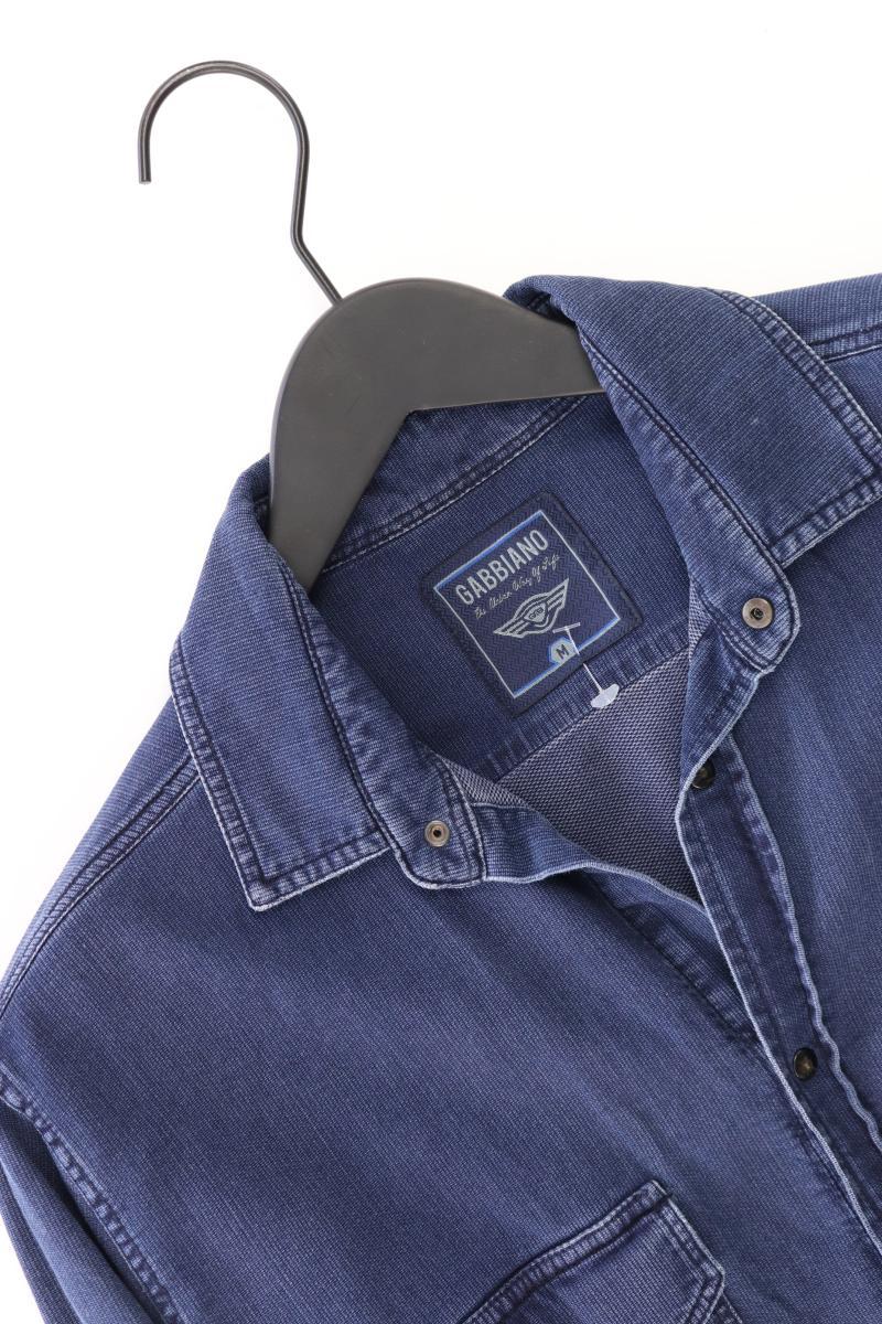 Gabbiano Jeansbluse Gr. M Langarm Vintage blau aus Baumwolle - Image 3