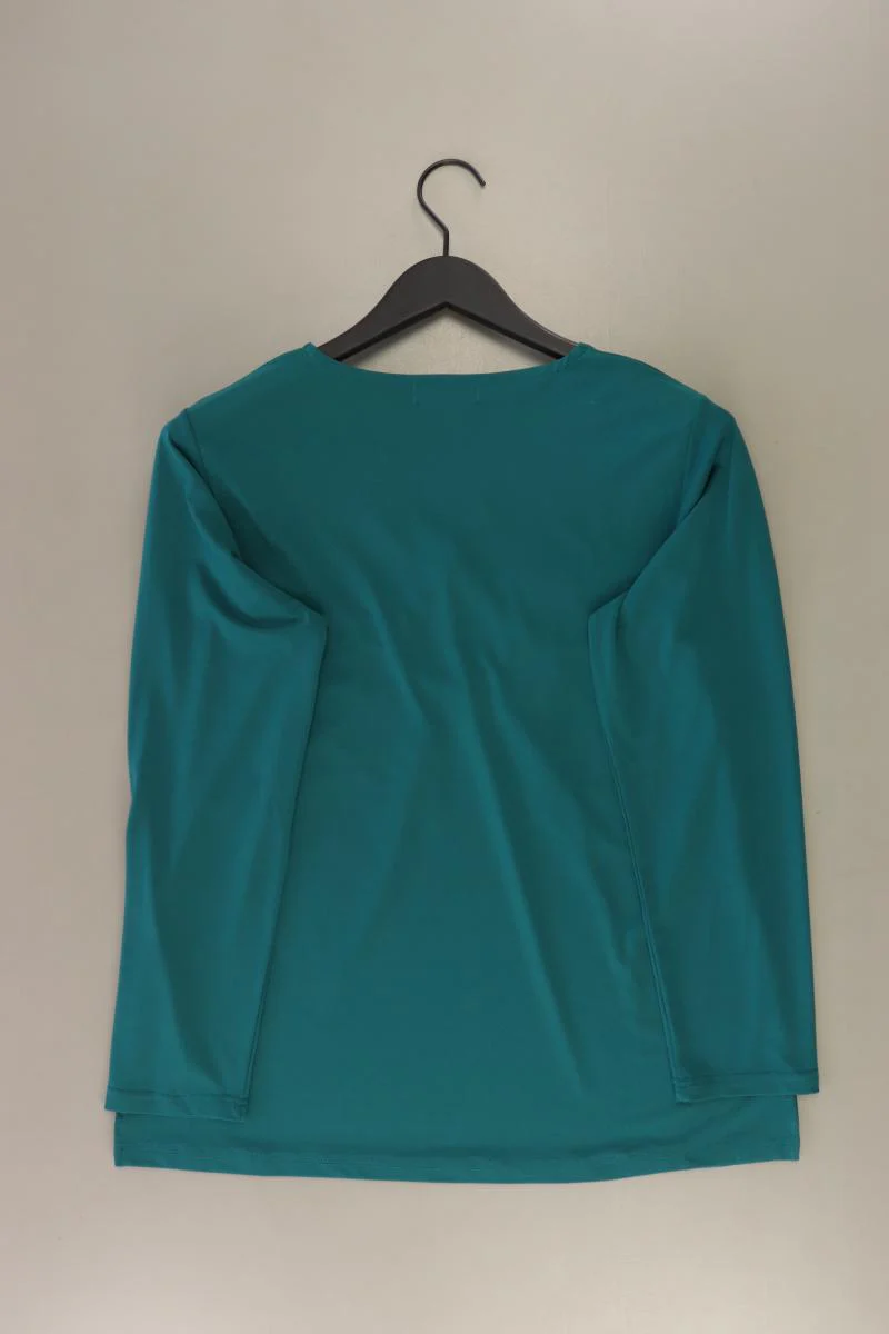 Helena Vera Shirt mit V-Ausschnitt Gr. 44 Langarm mit Nieten grün aus Polyester - Image 2