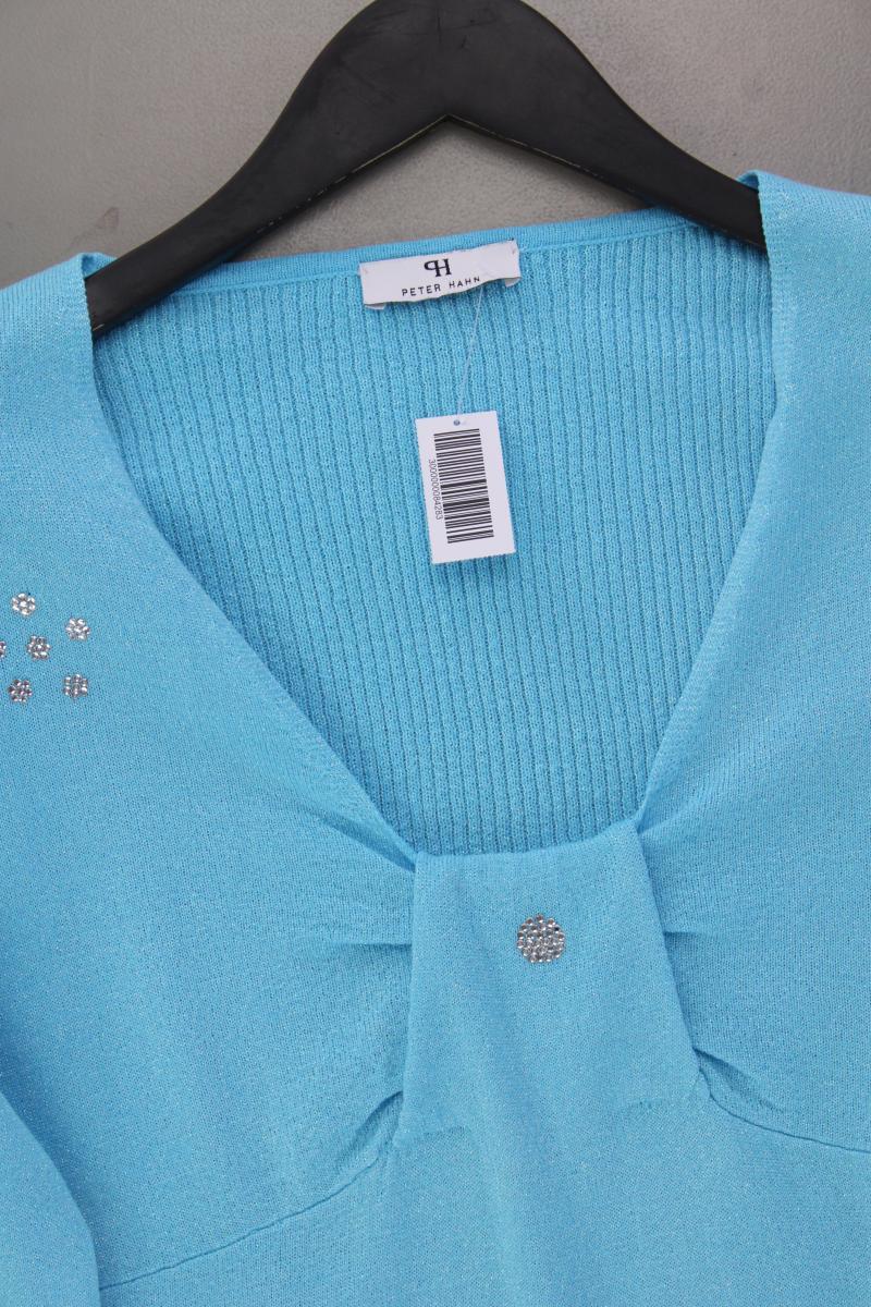 Peter Hahn Feinstrickpullover Gr. 40 türkis aus Baumwolle - Image 2