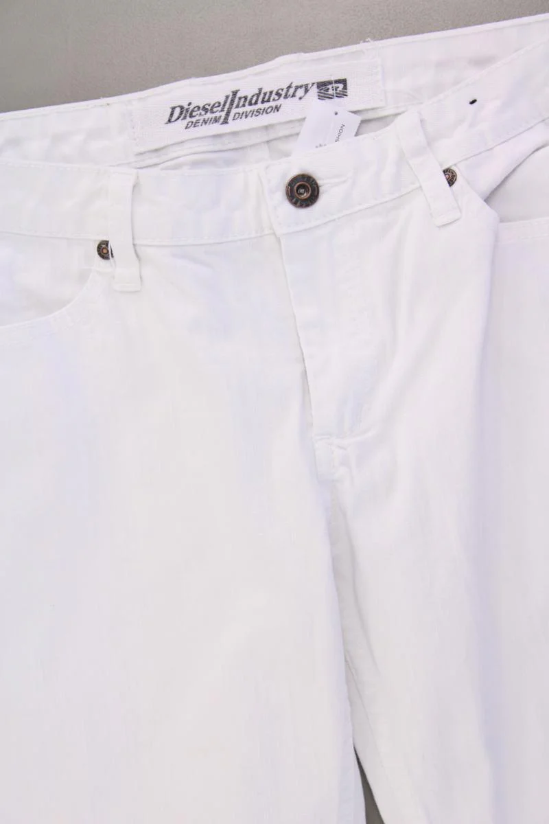 Diesel Straight Jeans Gr. W30 weiß aus Baumwolle - Image 2