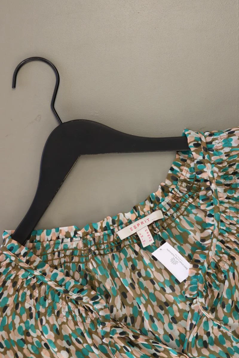Esprit Regular Bluse Gr. 42 3/4 Ärmel grün aus Polyester - Image 3