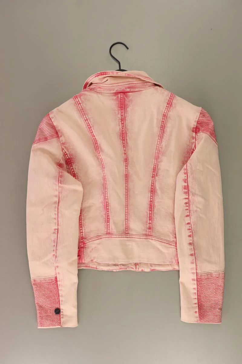 Desigual Bikerjacke Gr. 42 rosa aus Baumwolle - Image 2