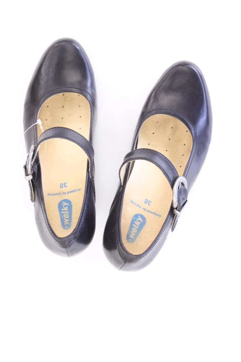 wolky Pumps Gr. 38 schwarz aus Leder - Image 3