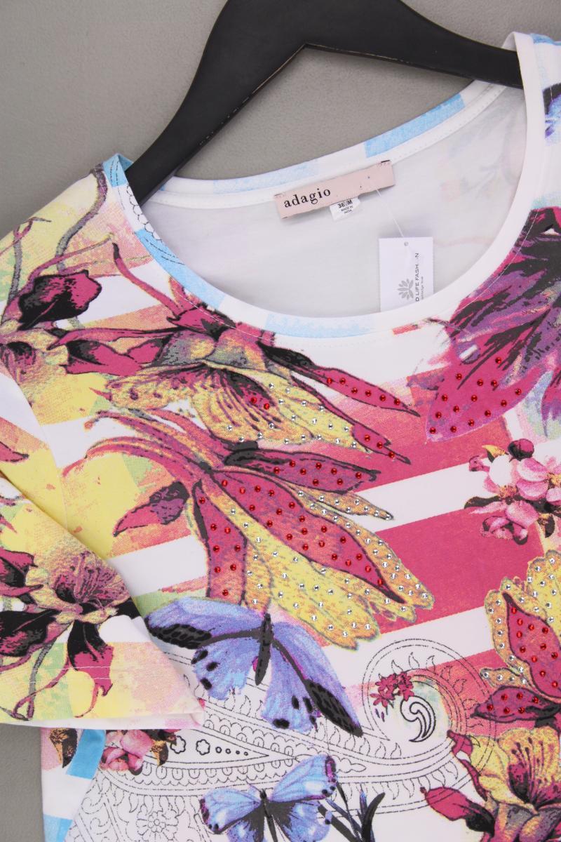 Adagio Printshirt Gr. 38 neuwertig Kurzarm mehrfarbig - Image 2