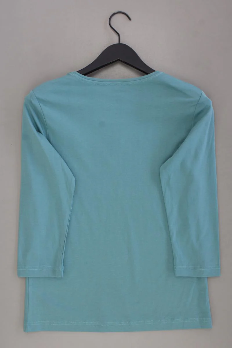 Adagio Regular Shirt Gr. 38 neuwertig 3/4 Ärmel türkis aus Baumwolle - Image 3