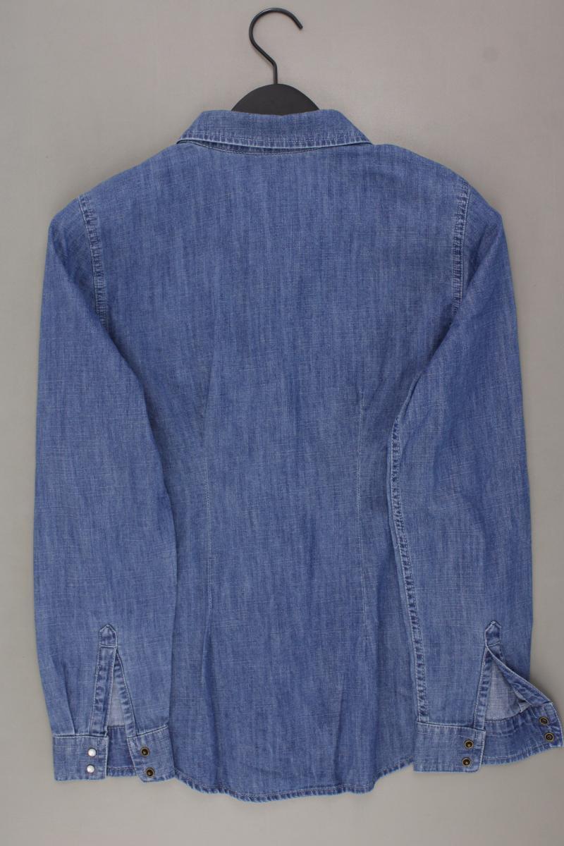 edc by Esprit Jeansbluse Gr. M Langarm blau aus Baumwolle - Image 3