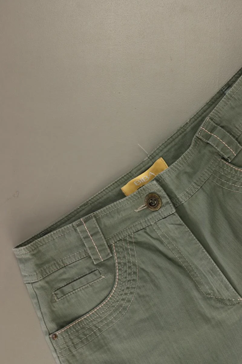 Biba Hose Gr. 36 Vintage olivgrün aus Baumwolle - Image 3