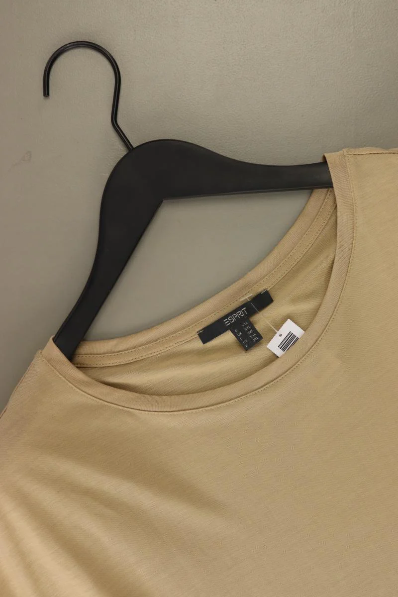 Esprit T-Shirt Gr. XXL Kurzarm creme aus Viskose - Image 3