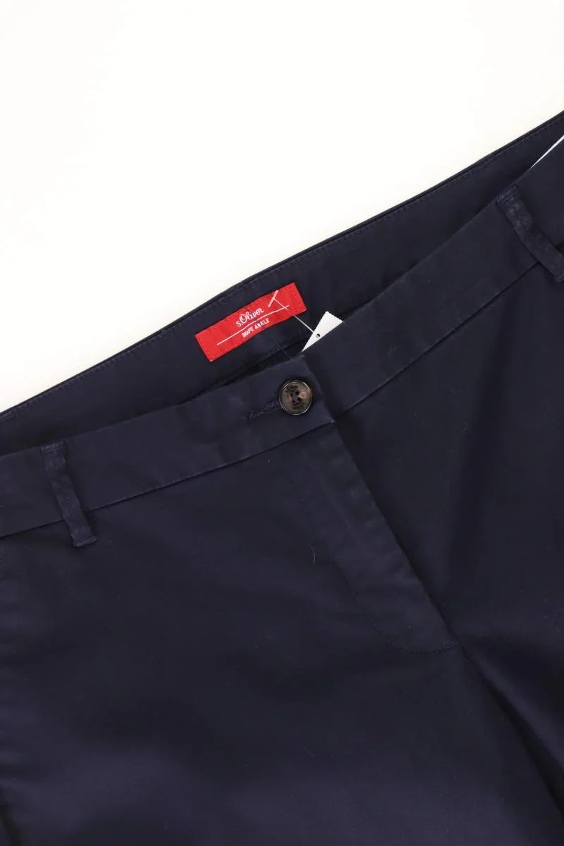 s.Oliver Hose Gr. 44 blau aus Baumwolle - Image 3