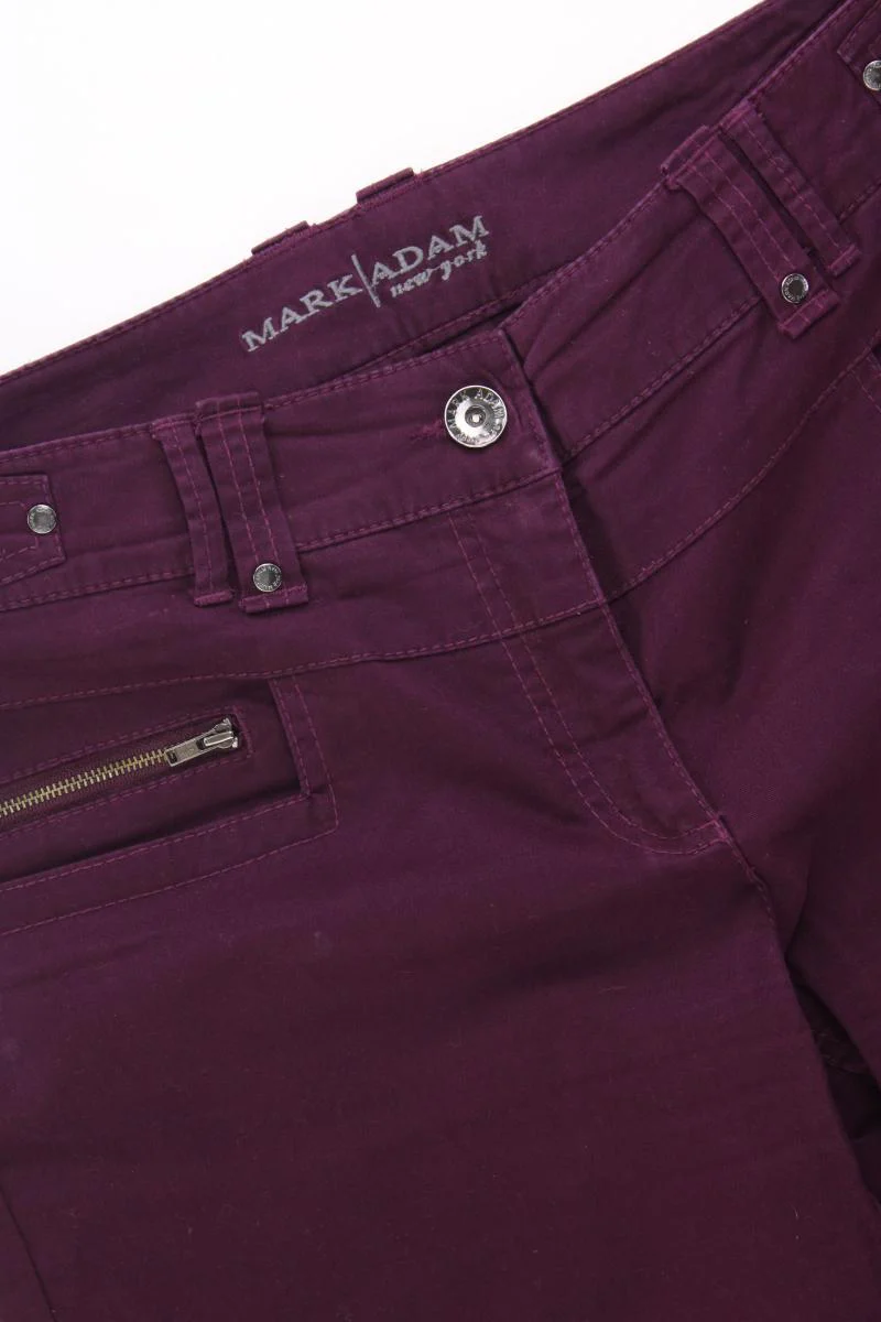 MARK ADAM Hose Gr. 42 lila aus Baumwolle - Image 2
