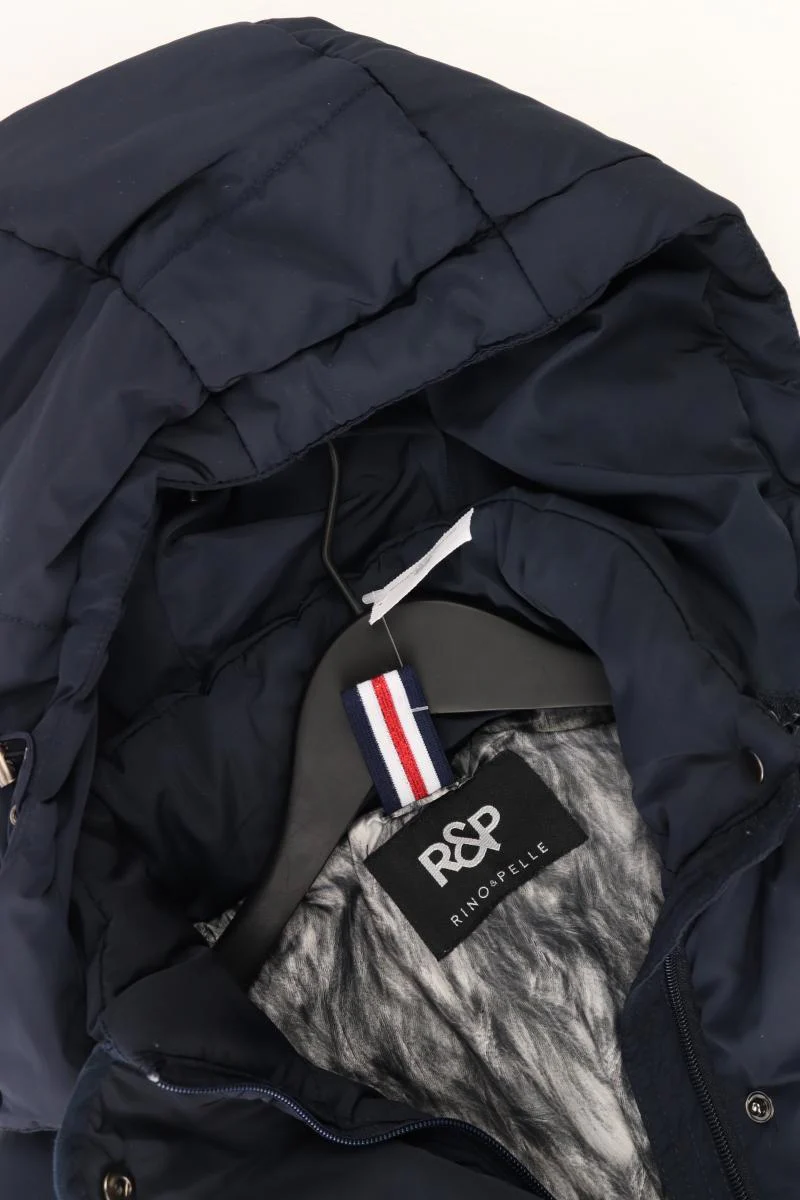 Rino&Pelle Kapuzenmantel Gr. 38 blau aus Polyester - Image 3