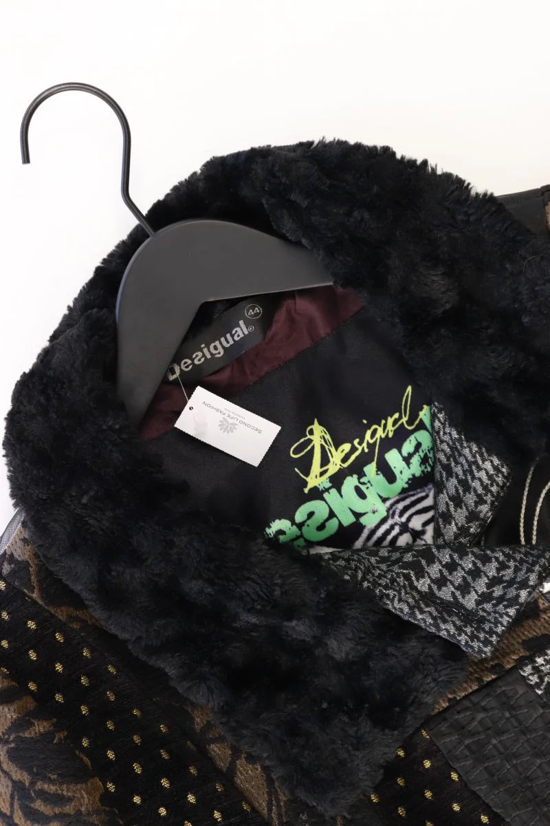 Desigual Wintermantel Gr. 44 schwarz aus Polyester - Image 3