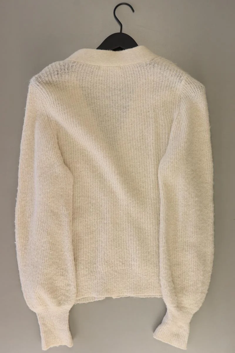 MSCH Copenhagen Strickjacke Gr. S/M Langarm creme aus ALPACA - Image 2