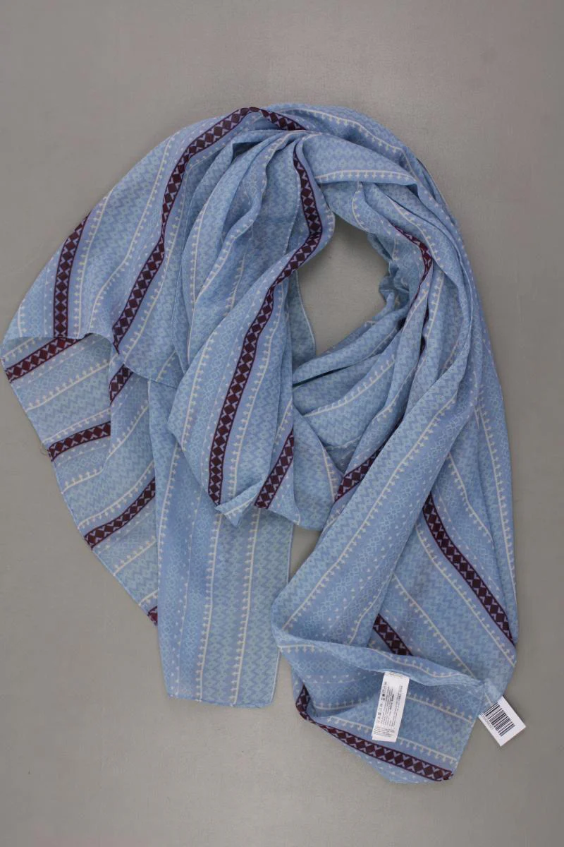 Esprit Tuch geometrisches Muster blau aus Polyester