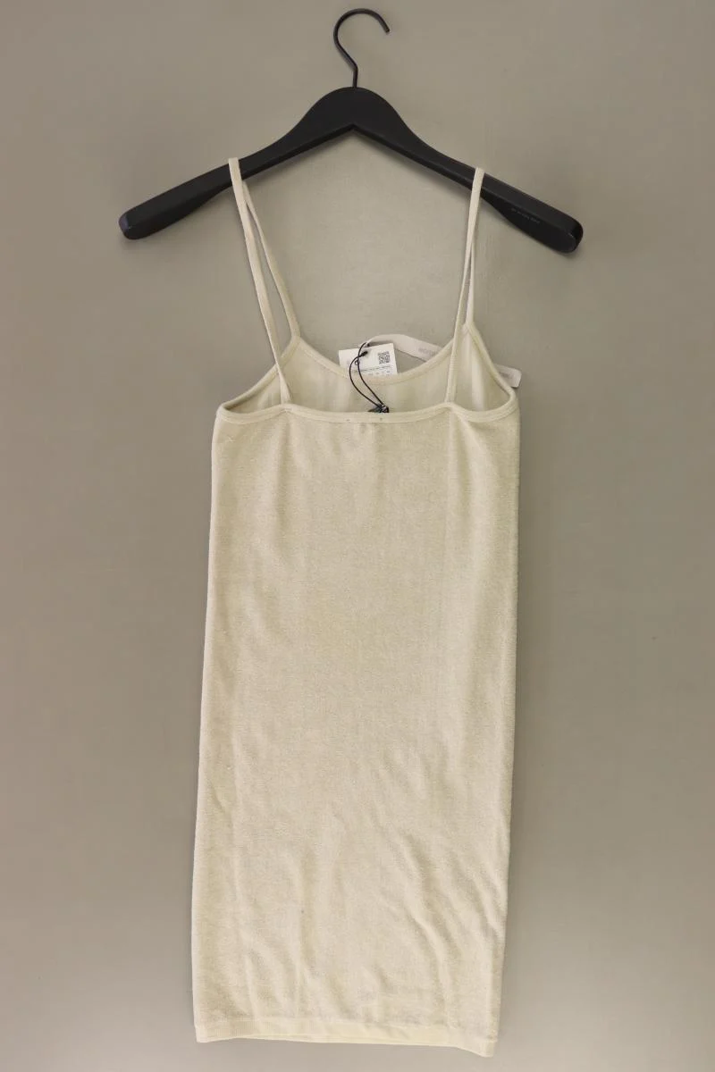 Zara Schlauchkleid Gr. M neu mit Etikett Träger creme aus Viskose - Image 2