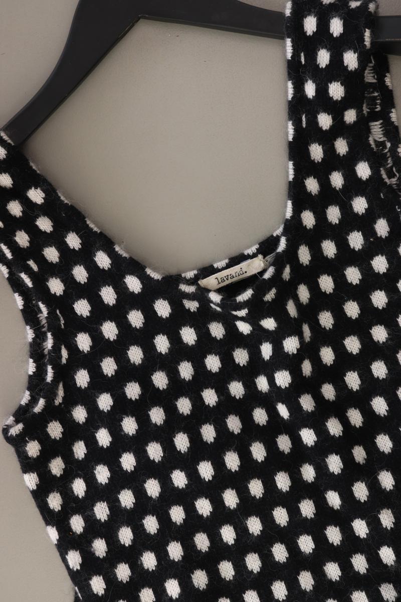 Lavand Wollkleid Gr. XS gepunktet Träger schwarz - Image 3