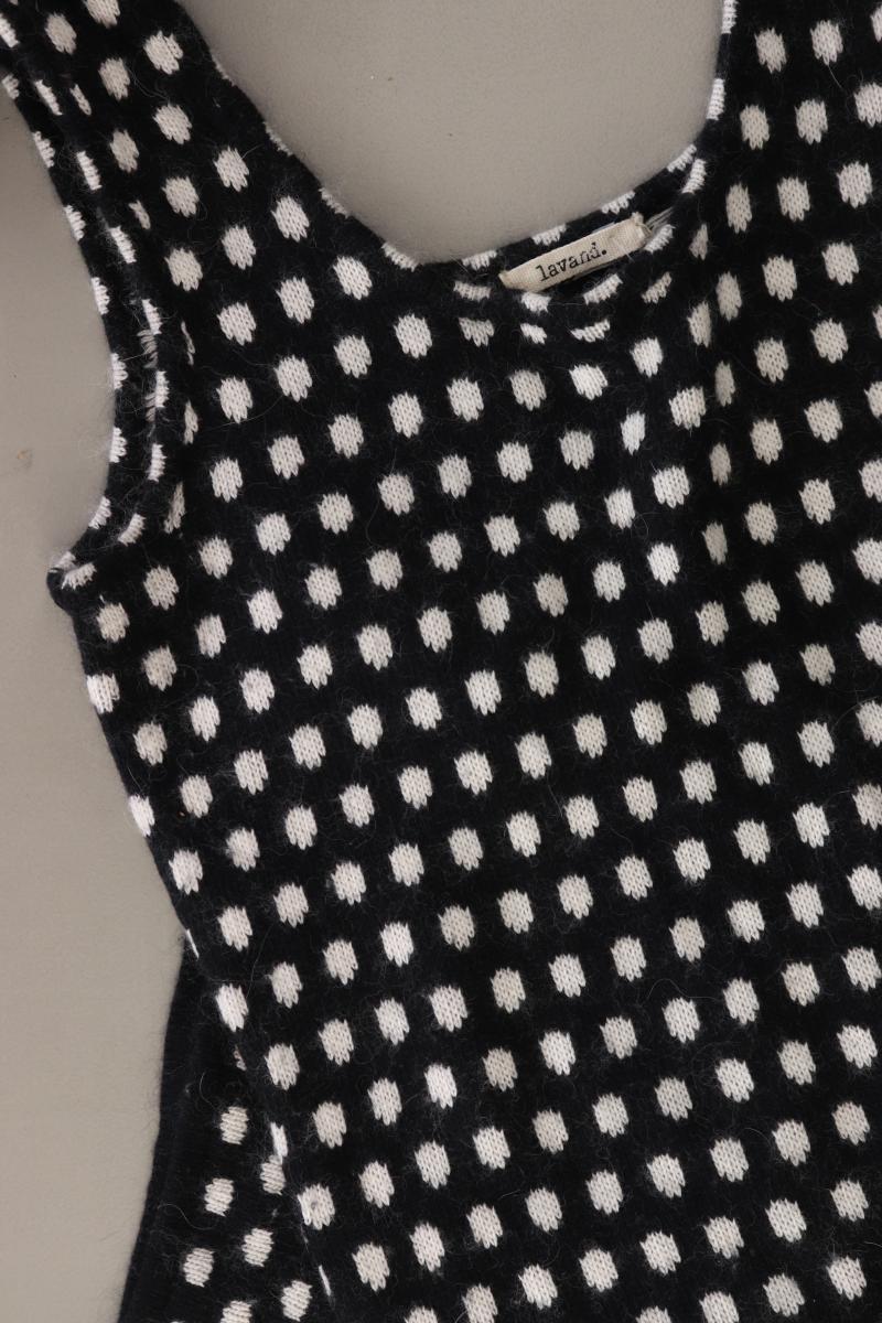 Lavand Wollkleid Gr. XS gepunktet Träger schwarz - Image 4