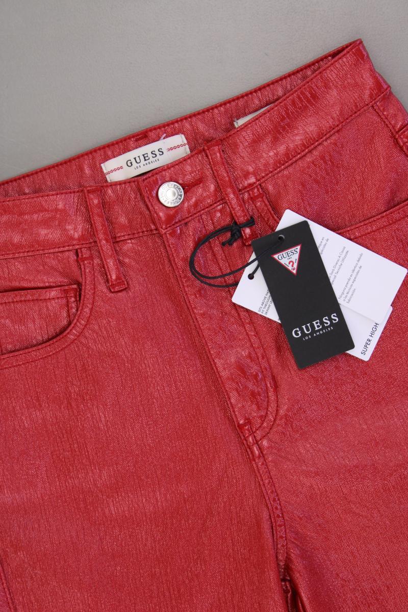 Guess Hose Gr. W26 neu mit Etikett rot aus Baumwolle - Image 2