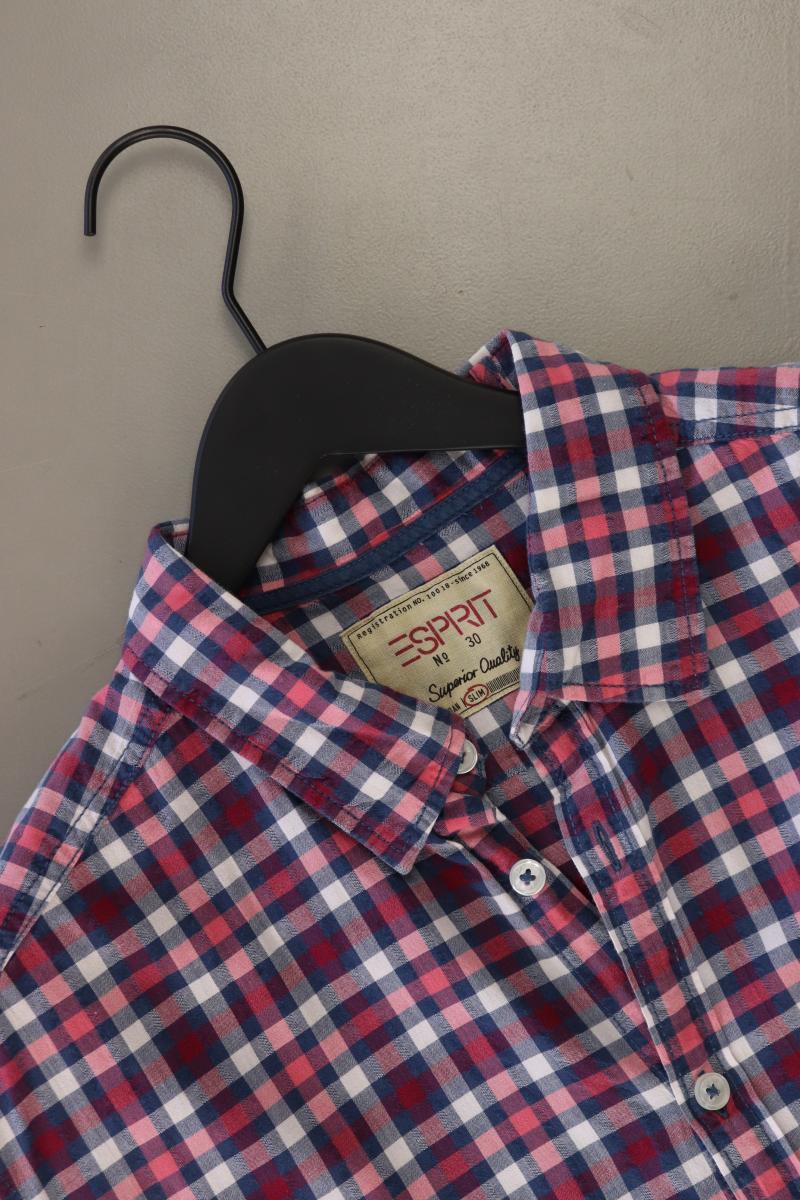 Esprit Karohemd für Herren Gr. XL kariert Kurzarm rosa aus Baumwolle - Image 3
