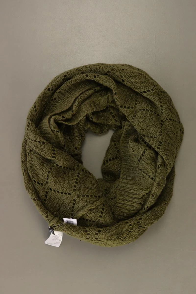 H&M Schal olivgrün aus Polyacryl