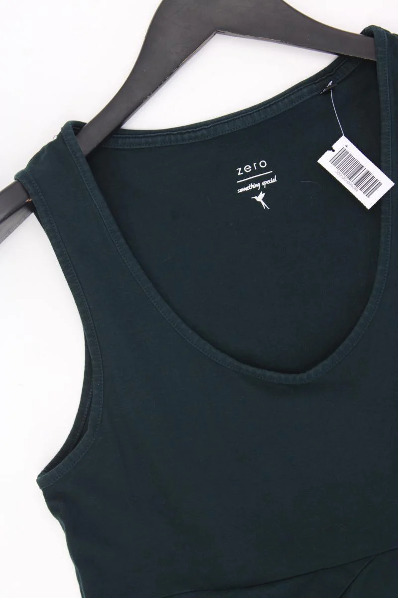 Zero Trägerkleid Gr. 38 Ärmellos grün aus Baumwolle - Image 2
