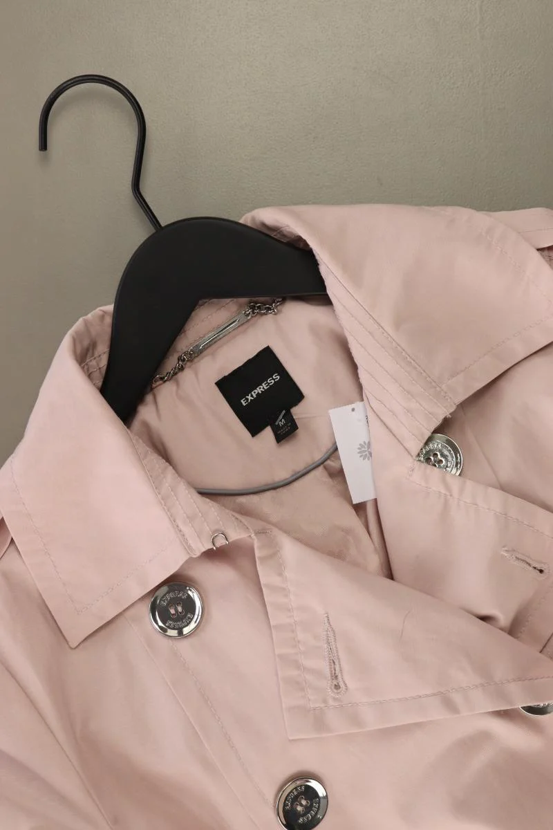 EXPRESS Cabanjacke Gr. M mit Gürtel rosa aus Baumwolle - Image 3