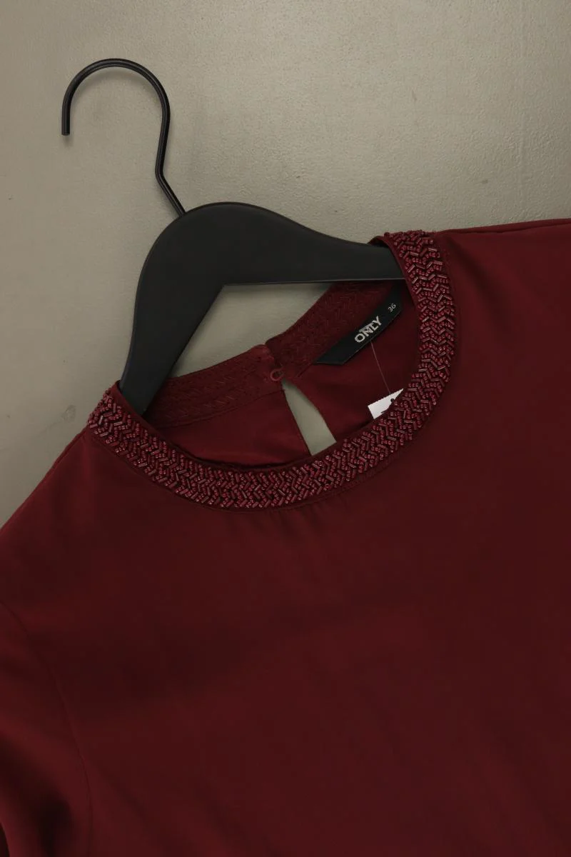 Only Langarmkleid Gr. 36 rot aus Polyester - Image 3