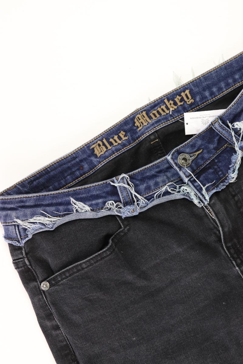 Blue Monkey Skinny Jeans Gr. W29/L32 schwarz aus Baumwolle - Image 3