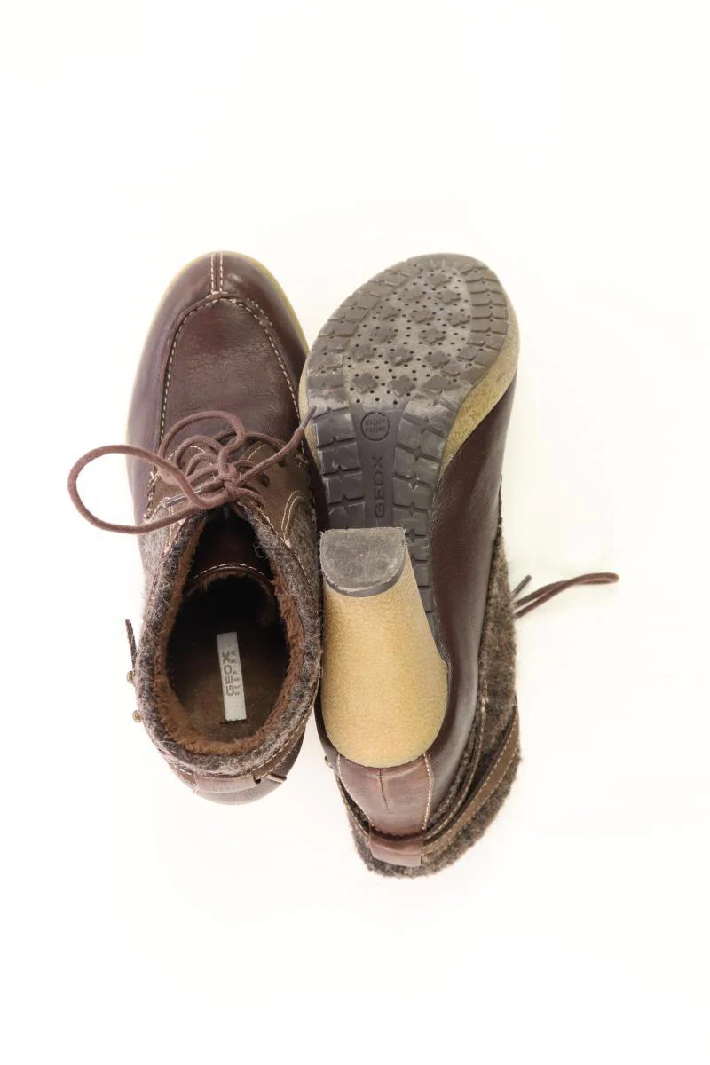 Geox Stiefeletten Gr. 36 braun aus Leder - Image 4
