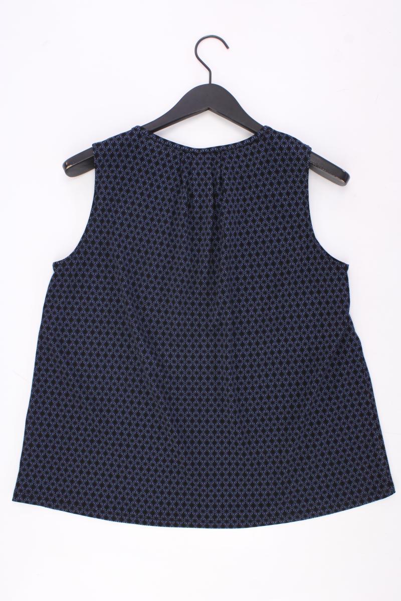 Ärmellose Bluse Gr. M geometrisches Muster blau aus Polyester - Image 3