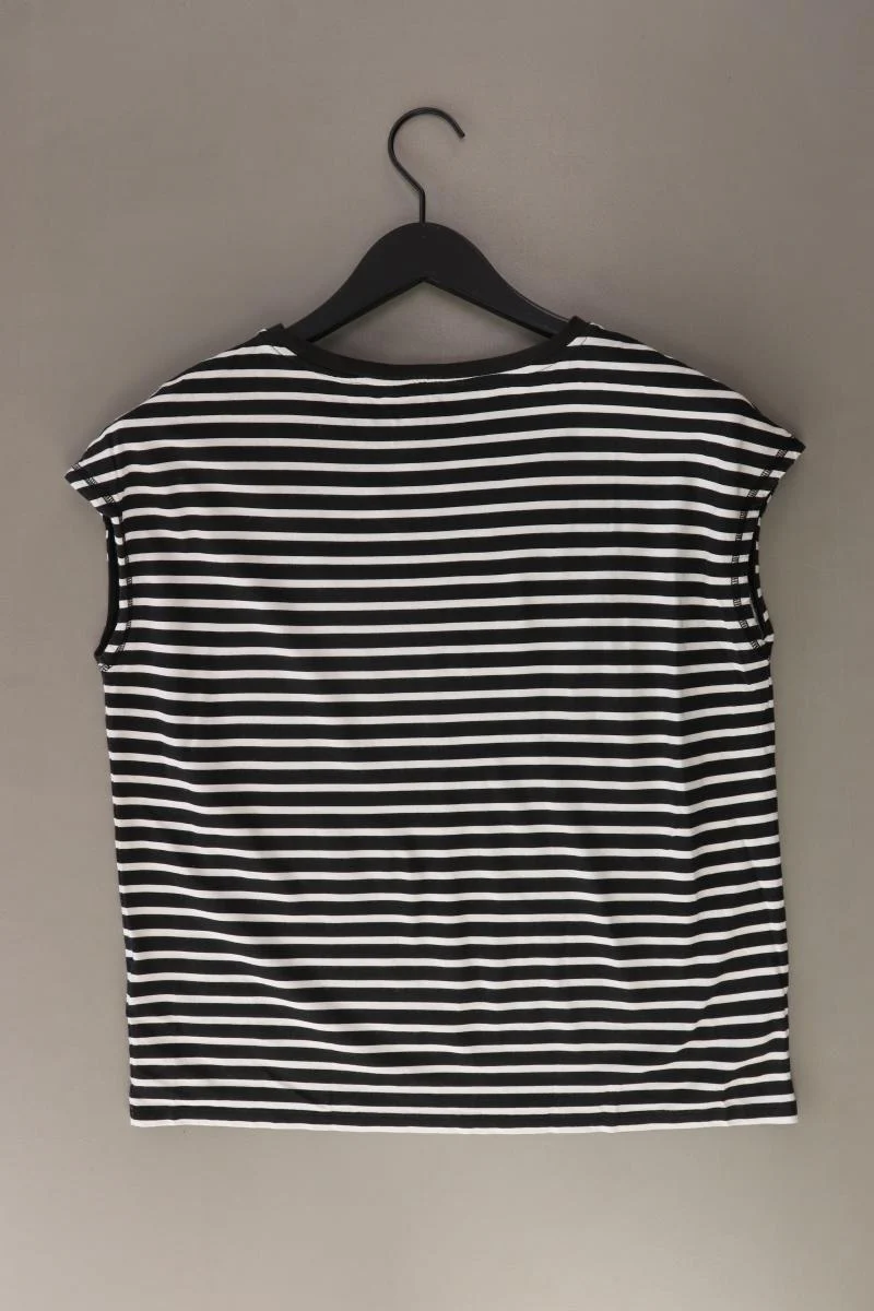 Street One Ringelshirt Gr. 36 gestreift Kurzarm schwarz aus Baumwolle - Image 2