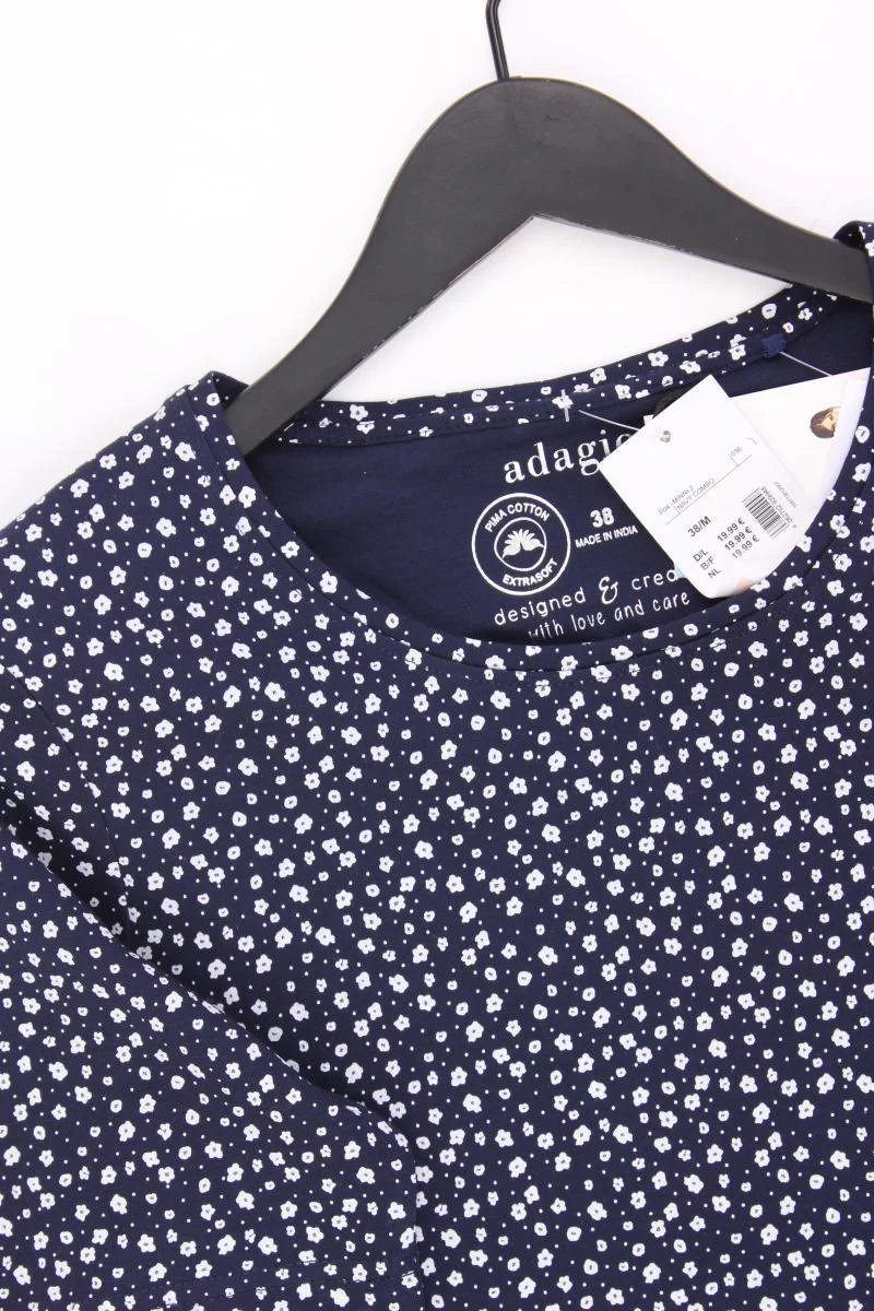 Adagio T-Shirt Gr. 38 mit Blumenmuster neu mit Etikett Neupreis: 19,99€! Kurzarm - Image 2